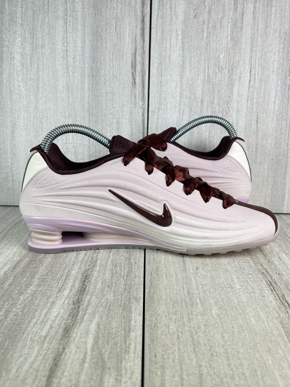 NEW Nike Shox Z SE Partical Rose Pink Burgundy Athletic Sneaker Women’s Size 7 - Picture 3 of 12